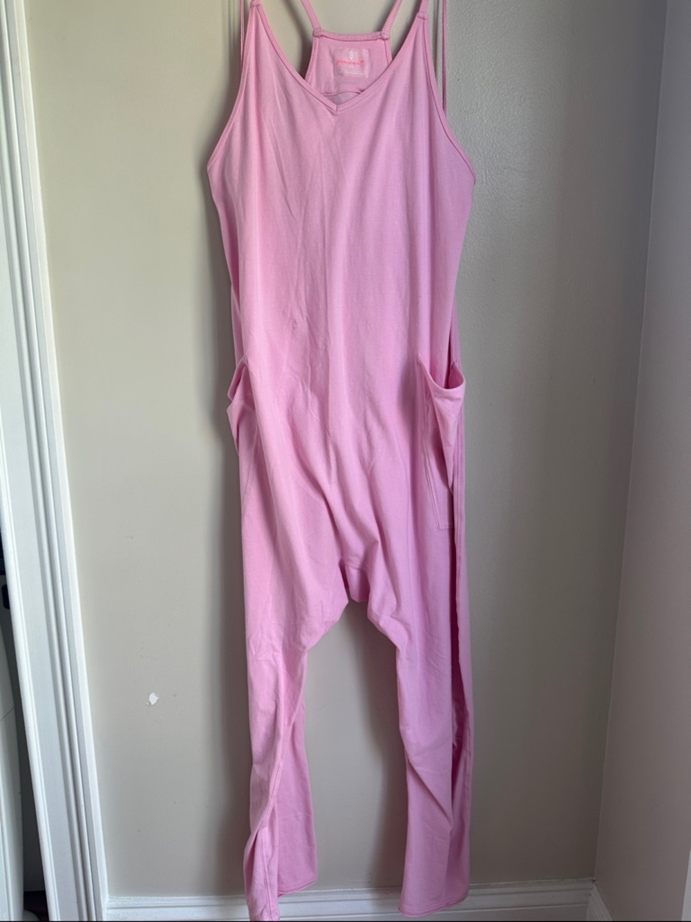Free people hot shot jumpsuit onesie - Light Pink Sleeveless with Pockets